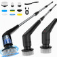 Multi-Function Electric Spin Scrubber with Extendable Handle