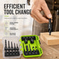 🔩✨ 15-Piece Countersink Drill Bit Set – Adjustable Depth for Flush Screw Finishes
