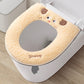 Washable Thickened Plush Toilet Seat Cover