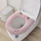 Washable Thickened Plush Toilet Seat Cover