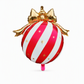 50-Piece Christmas Bowknot Hanging Balloons