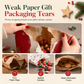 Cute Christmas Tree Transparent Gift Bag with Handle