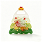 Cute Christmas Tree Transparent Gift Bag with Handle