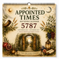 Appointed Times Wall Calendar for Planning and Scheduling