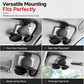 Universal Portable Car Sunglasses Holder & Ticket Card Clip