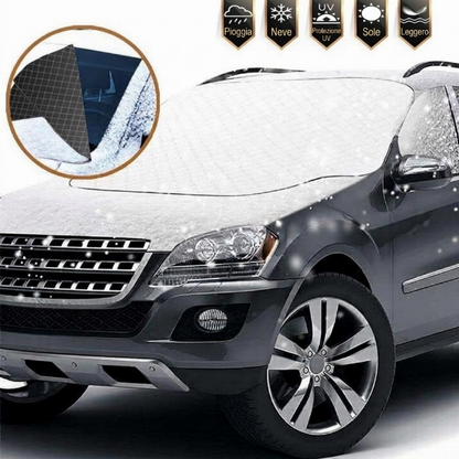 🚗☀️❄️ Voorruit zon- en sneeuwbescherming – Universeel, Premium kwaliteit ✨