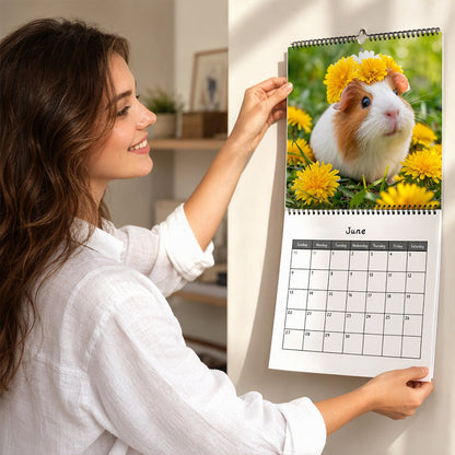 🎁🎄Christmas Sale 50% OFF!💞50K+ SOLD!⏳✨Adorable Guinea Pig Wall Calendar