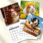 🎁🎄Christmas Sale 50% OFF!💞50K+ SOLD!⏳✨Adorable Guinea Pig Wall Calendar