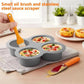 4-Cavity Silicone Cake Baking Mold