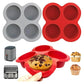 4-Cavity Silicone Cake Baking Mold