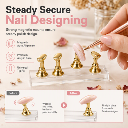 Nail Art Practice Stand Set