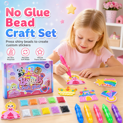DIY Dot Bead Painting Sticker Art Kit for Kids