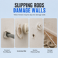 Adhesive No-Drill Curtain Rod Bracket Holders