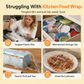 Magnetic Cling Film Dispenser with Slide Cutter