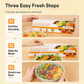 Magnetic Cling Film Dispenser with Slide Cutter