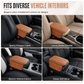 Car Central Armrest Cushion Pad with Storage Pocket