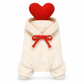 Warm Fleece Lined Pet Hooded Sweatshirt with Drawstring
