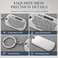Inspirational Metal Keychain with Engraved Quote