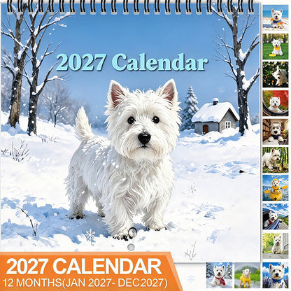 2027 West Highland White Terrier Calendar