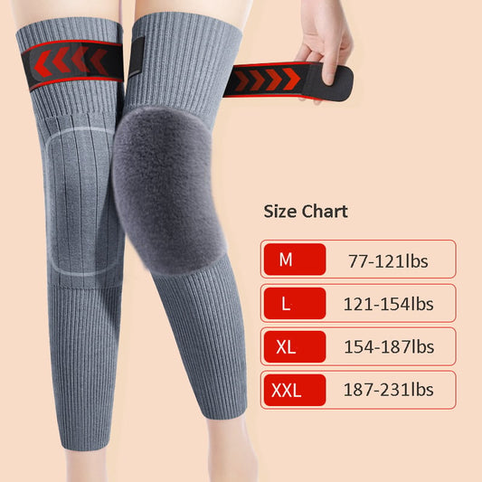 ❄️ Thermal Knee Warmers – Stretchy Winter Knee Sleeves for Outdoor Activities