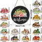 16PCS Interchangeable Welcome Sign for Front Door