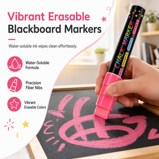 ⏳🔥LIMITED-TIME 73% OFF! 8 Colors Erasable Liquid Chalk Markers