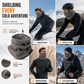 🧣 Winter Cycling Neck Warmer – Double-Layer Fleece Wind Protection