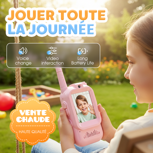 Ensemble de Talkie-Walkie Vidéo pour Enfants