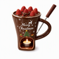Christmas Ceramic Chocolate Fondue Mug Set