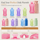 Water Filling Hot Water Bottle with Massage Bumps for Neck Shoulder Waist and Abdomen Heat Therapy