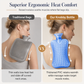 Water Filling Hot Water Bottle with Massage Bumps for Neck Shoulder Waist and Abdomen Heat Therapy