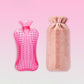 Water Filling Hot Water Bottle with Massage Bumps for Neck Shoulder Waist and Abdomen Heat Therapy