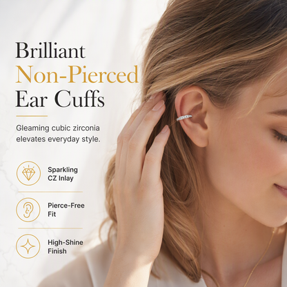 Clip-On Ear Cuff Earrings for Women