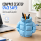 3D Printed Puffer Pen Holder Novelty Abstract Desktop Pencil Cup and Stationery Organizer for Students