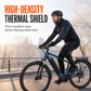 Electric Bike Lithium Battery Cover Neoprene Waterproof Dustproof and Cold Protection Protective Sleeve for E-Bike Frame