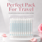 Disposable Eye Makeup Remover Liquid Cotton Swabs Individually Packaged Makeup Remover Swabs for Lip and Eyeshadow 20 Pieces