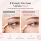 Disposable Eye Makeup Remover Liquid Cotton Swabs Individually Packaged Makeup Remover Swabs for Lip and Eyeshadow 20 Pieces