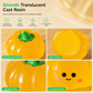 Glow in the Dark Miniature Vegetable Figurines