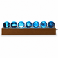 7 Planets Galaxy Crystal Ball Night Light Set with Long Base and USB Cable in for Christmas and Valentine's Day Gifts