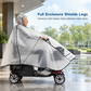 Thickened Extra Large Waterproof PVC Cover and Poncho for Senior Mobility Scooters and Four Wheel Electric Vehicles