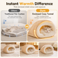 Thick Warm Plush Cat Sleeping Bag Cozy Cave Bed Burrowing Pet Bed for Autumn and Winter