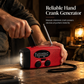 Emergency Solar Hand Crank Radio with AM FM NOAA