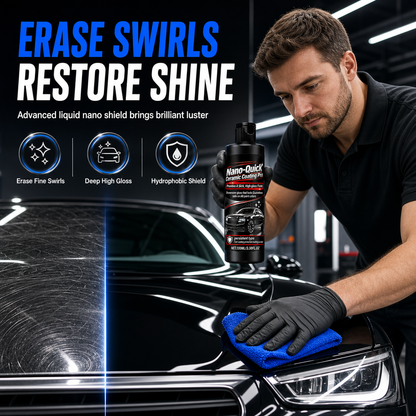 100ml Car Nano Ceramic Coating Agent Kit with Towel for Brightening Shine and Hydrophobic Protection