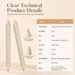 Dual Ended Hydrating Concealer Pen Crease Resistant and Moisturizing Face Makeup for Beginners to Cover Marks and Spots
